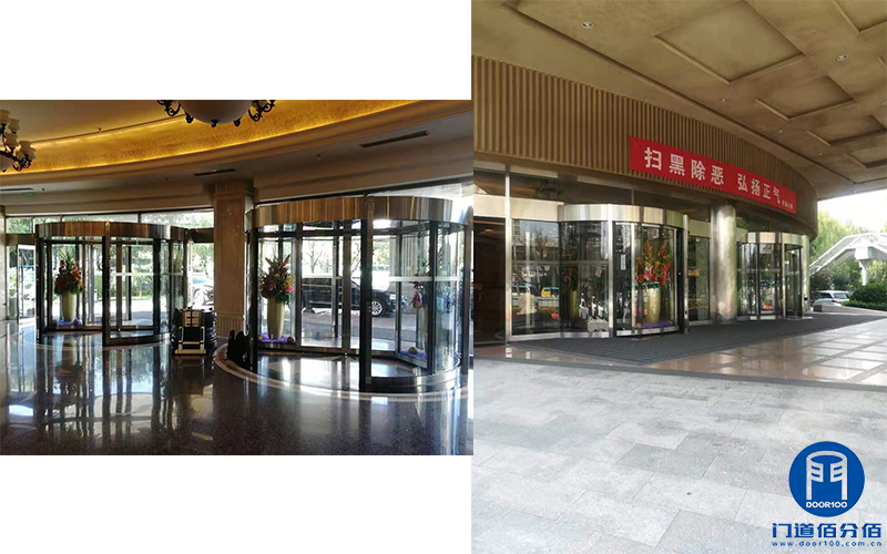 北京某大廈出入口托馬斯旋轉(zhuǎn)門維修服務